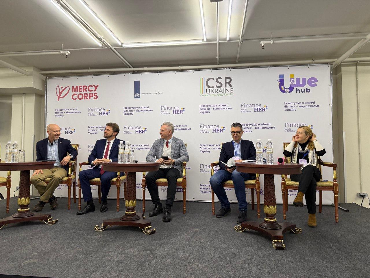 «ВІЖИНФАНД ЮКРЕЙН» на події Women-Led Recovery: фінанси, рішення та відновлення